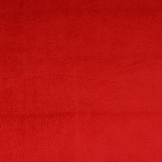 Polar Fleece fabrik rot weich 
