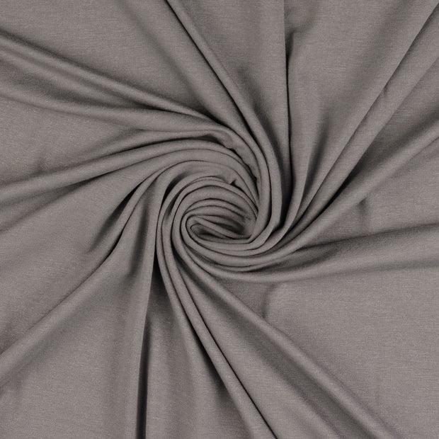 Viscose Jersey fabrik grau 