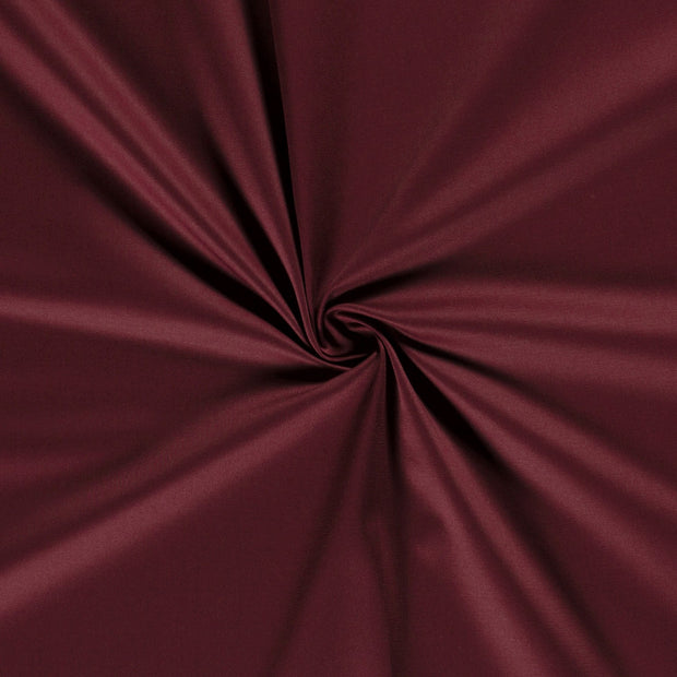 Sergé Extensible tissu Bordeaux Pré-lavé 