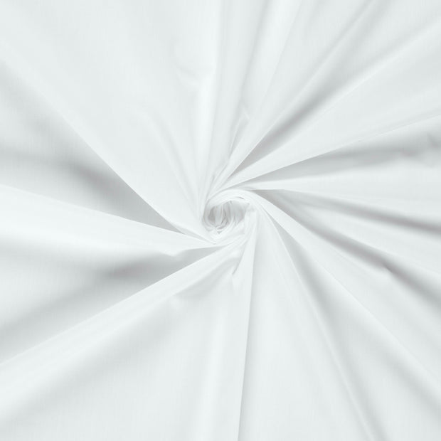Popeline de Coton tissu Blanc cassé 