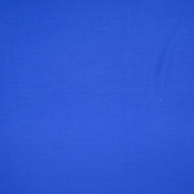 Viscose Poplin fabrik Uni Königsblau