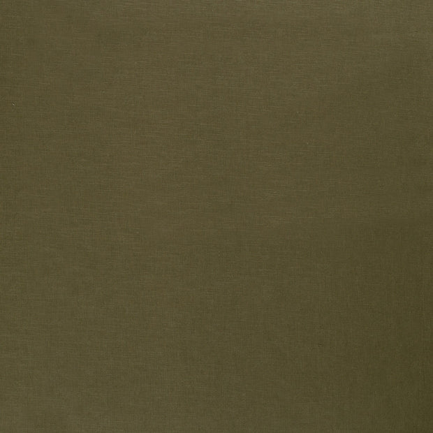 Leinen fabrik Uni Khaki-Grün