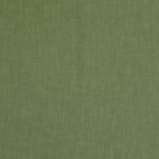 Lin tissu Unicolore Vert Olive