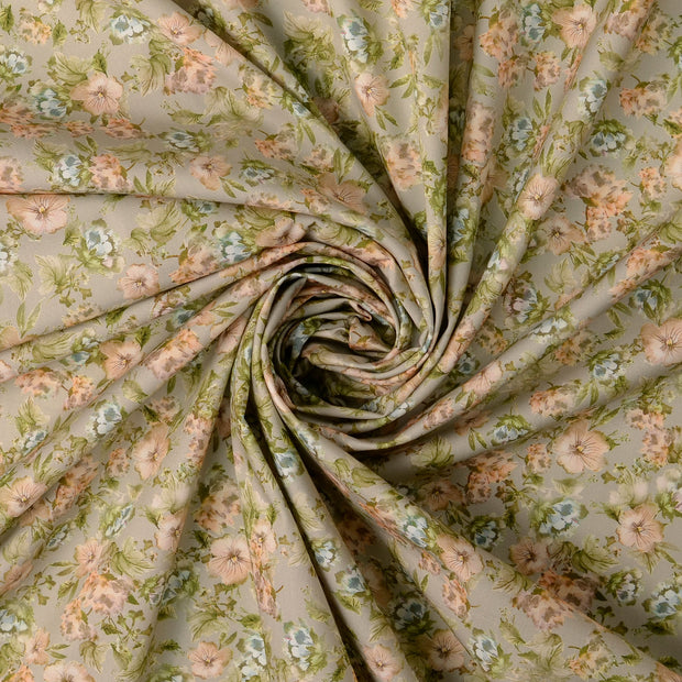 Cotton Poplin fabric Grey 