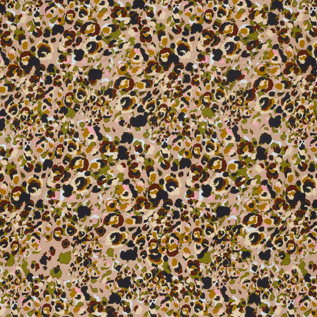 Viscose Vortex Jersey tissu Camel mat 