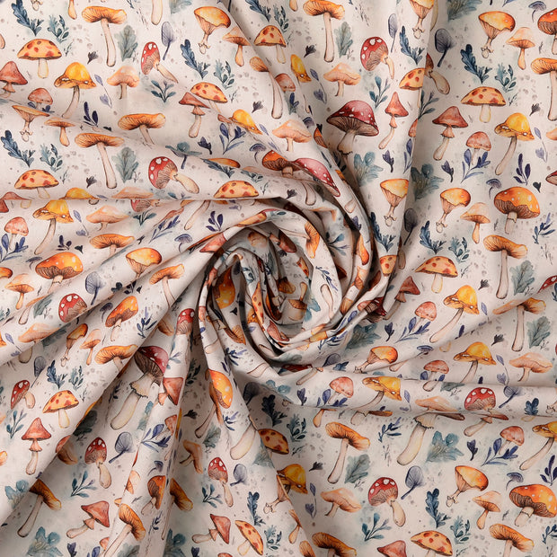 Cotton Poplin fabric Off White 