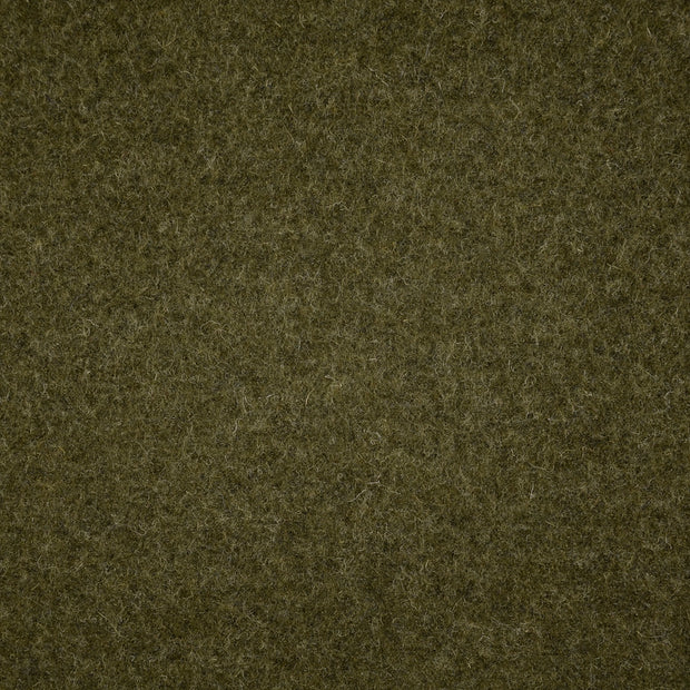 Walkloden fabrik Khaki-Grün matt 