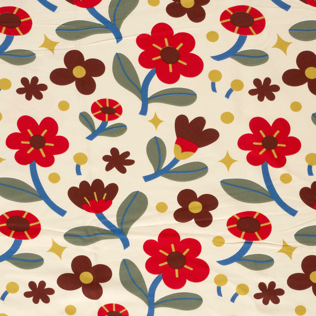 French Terry fabrik Beige matt 