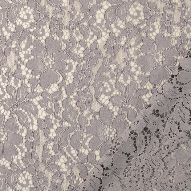 Lace fabric Light Grey 
