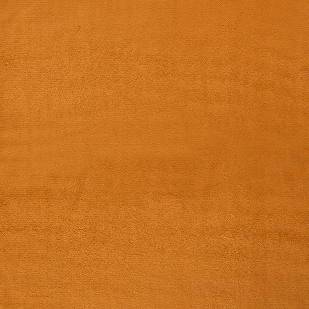 Polaire Doudou tissu Unicolore Ocre