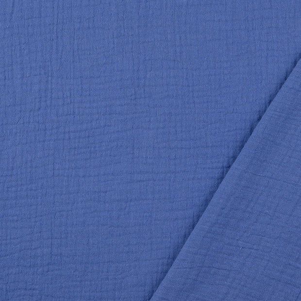 double gaze tissu Indigo 
