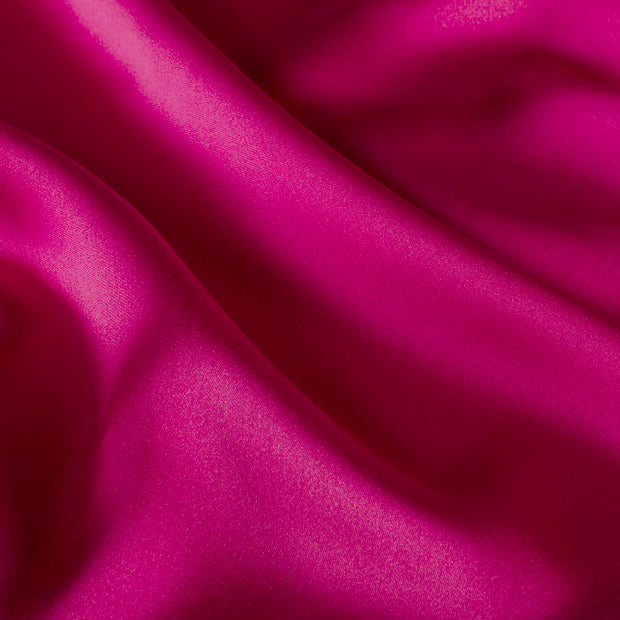 Satin tissu Unicolore Fuchsia