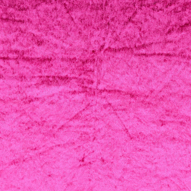 Velours fabrik Uni fuchsia