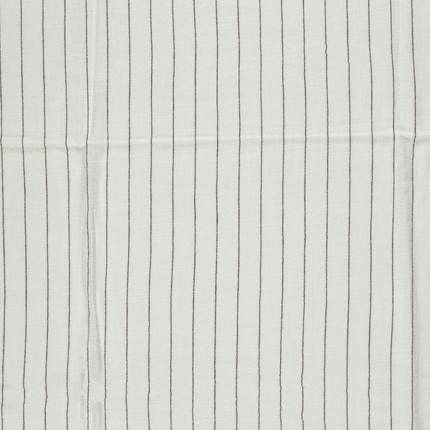 Mélange de Lin tissu Blanc cassé mat 