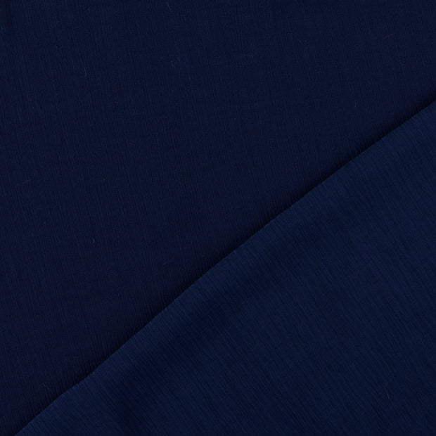Viscose Poplin fabrik marine crushed 
