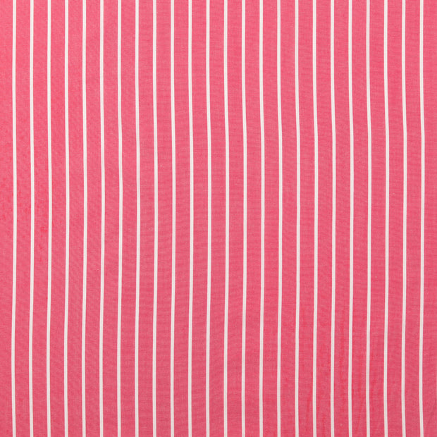 Baumwolle Popeline fabrik Streifen Rosa