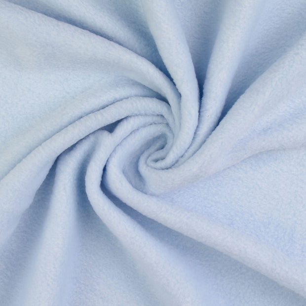 Polar Fleece fabrik Babyblau gebürstet 