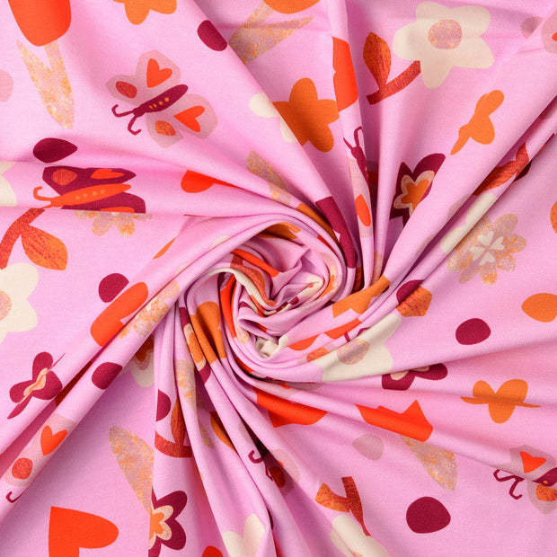 Jersey fabric Pink 