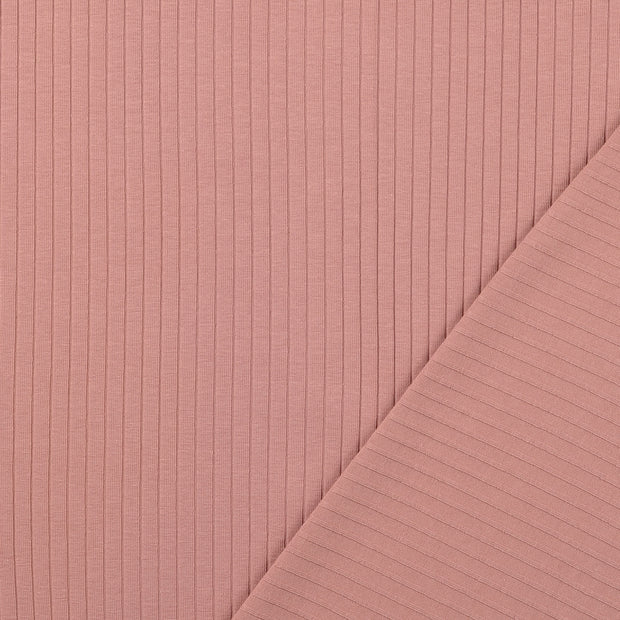 Rib Jersey fabrik Hellmauve 