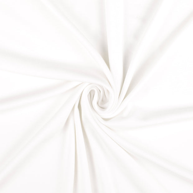 Jersey de Viscose tissu blanc 