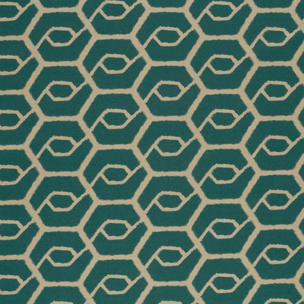 Milano tissu Bleu Canard mat 