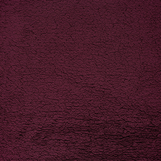 Fausse Fourrure tissu Bordeaux mat 