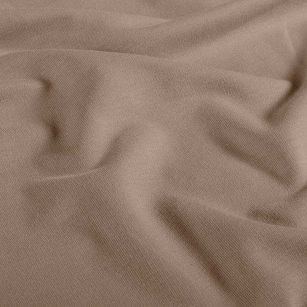 French Terry tissu Unicolore Beige