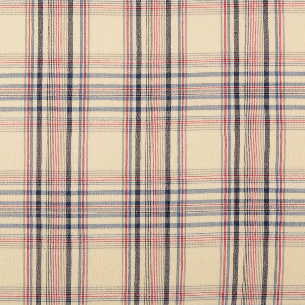 Voile tissu Carreaux 