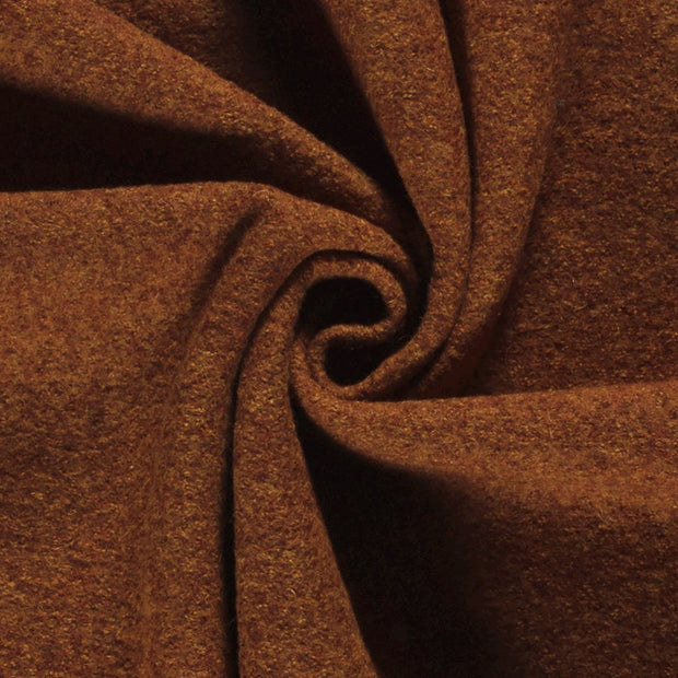 Chiffon en laine tissu Brique mat 