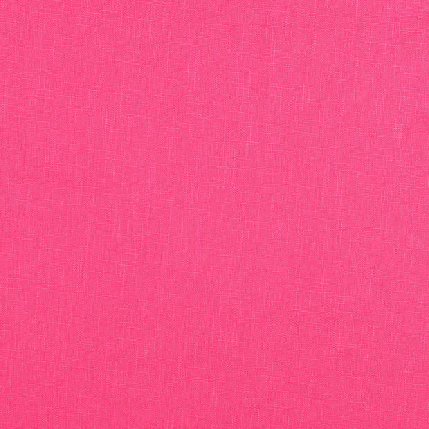 Lin tissu Unicolore Fuchsia