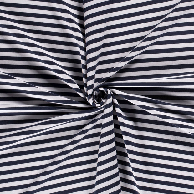 Cotton Jersey Yarn Dyed fabric Navy 