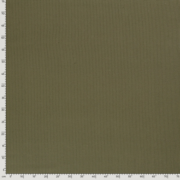 Knitted Waffle fabric Unicolour Forest Green