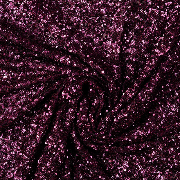 Maille tissu Magenta scintillant 