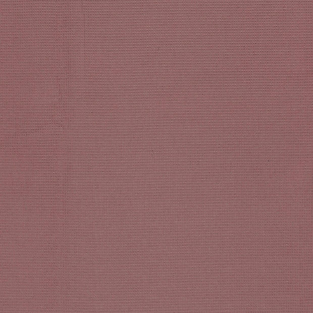 Waffle piqué fabric Old Pink matte 
