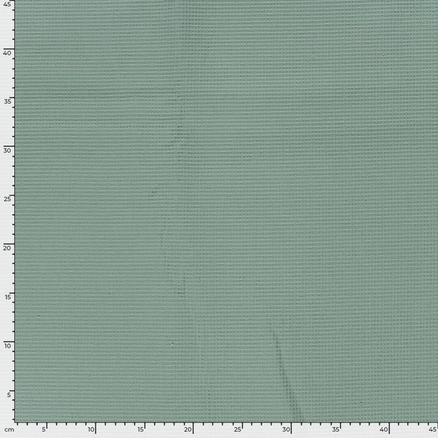 Waffle piqué fabric Unicolour Ice Mint