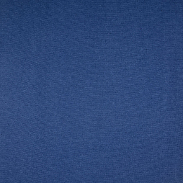 Heavy Knit fabrik Uni Indigoblau