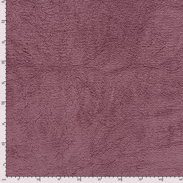 Sherpa Fleece fabric Unicolour Mauve