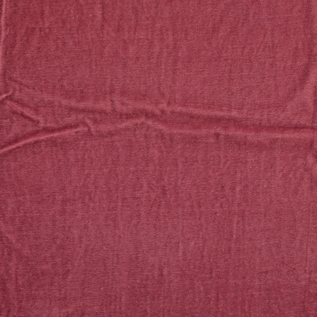 Velours tissu vieux rose légèrement brillant 