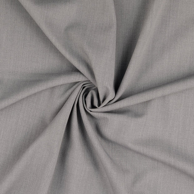 Sergé tissu gris 