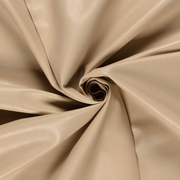 Imitation cuir tissu Beige 