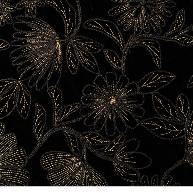 Velours fabrik Blumen 