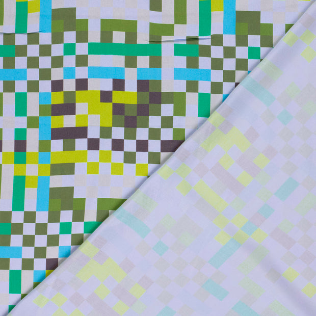Viscose Satin fabric digital printed 