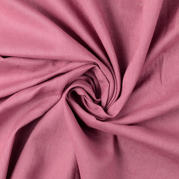 Lin tissu Mauve mat 