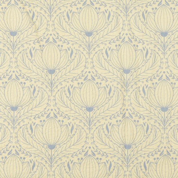Seersucker tissu ornements Bleu clair