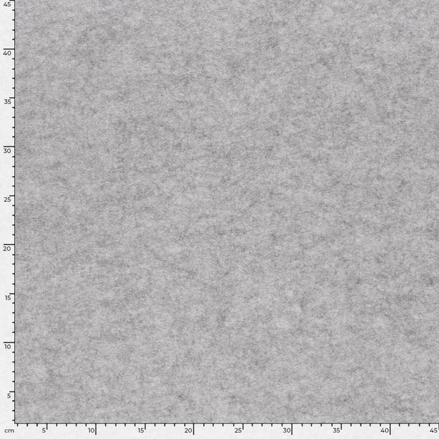 Felt fabric Unicolour Light Grey