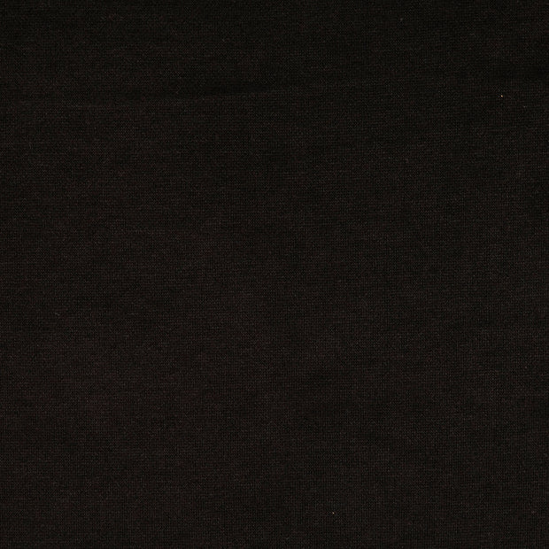 Heavy Knit fabrik Melange Schwarz
