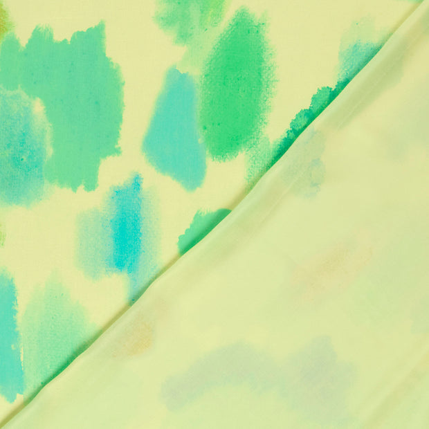 Viscose Satin fabrik Abstrakt digital bedruckt 