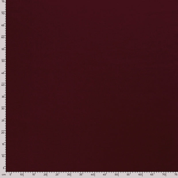 Jogging fabric Unicolour Bordeaux