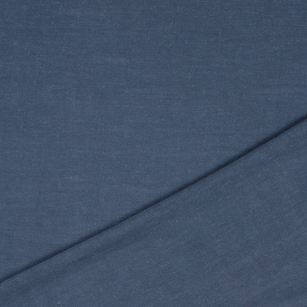 Gewebtes Viskose-Leinen fabrik Stahlblau Slub 