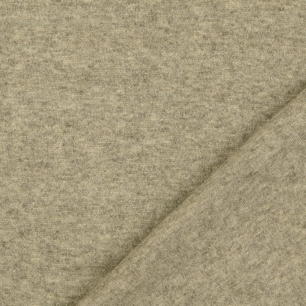 Heavy Knit tissu Melange brossé 